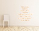 You Can Never Quotes Wall Decal Motivational Vinyl Art Stickers